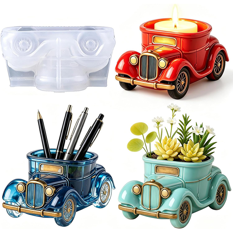3D Vintage Bus Auto Vetplant P - Potsticker Mold recensie en prijs
