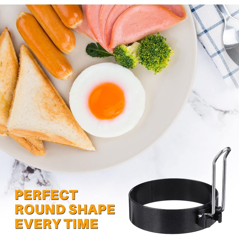 Eierringvorm Roestvrijstalen a - Mini Pancake Griddle recensie en prijs