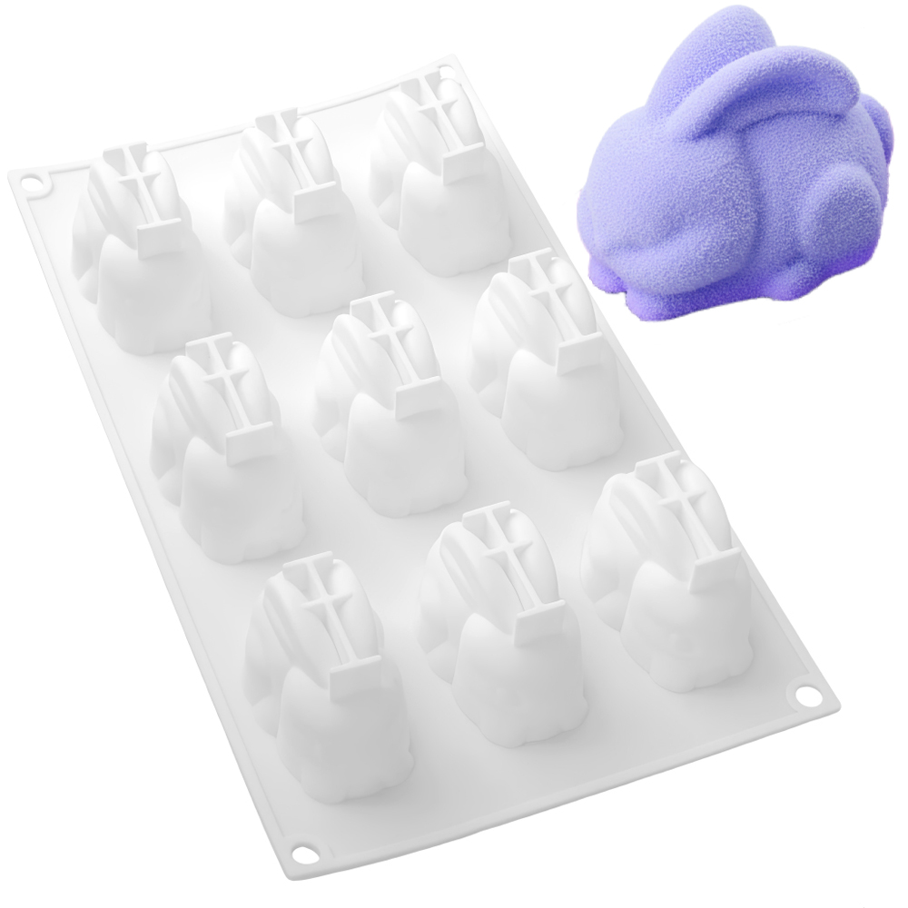 9-cellige chokolade cakevorm m - Bunny Cake Mold recensie en prijs