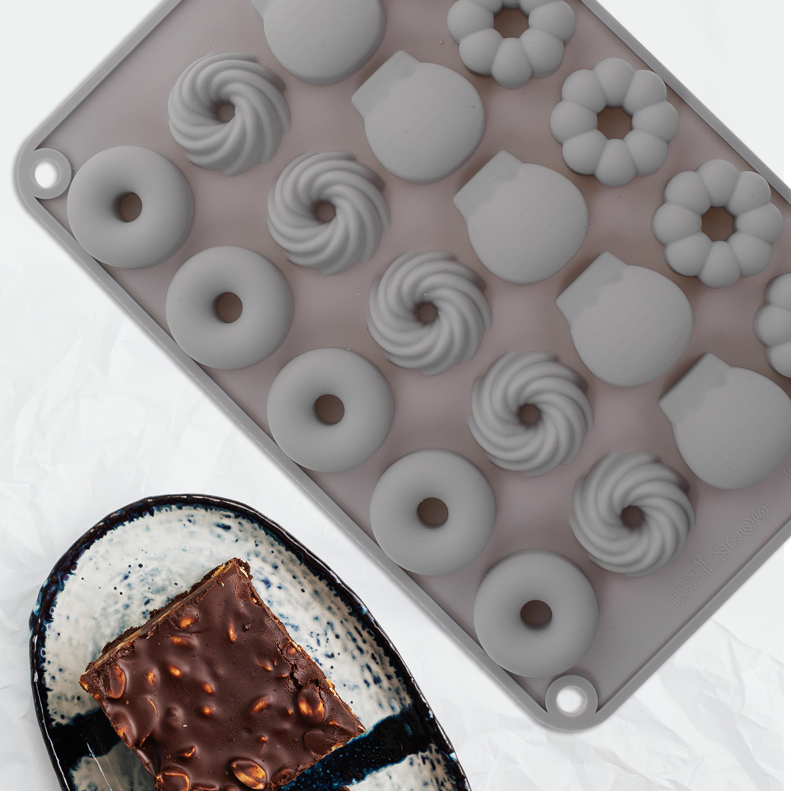 Mini chocolade donutvorm silic - Donut Mold Silicone recensie en prijs