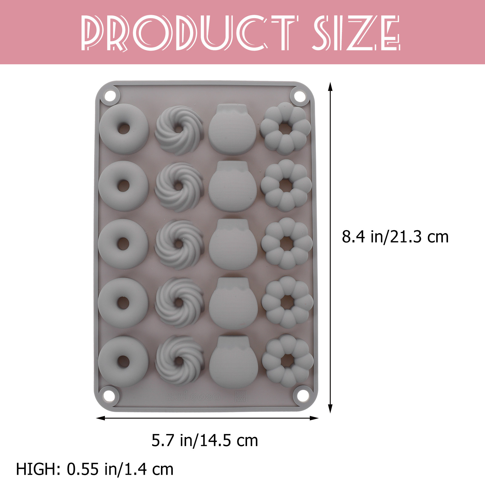 Mini chocolade donutvorm silic - Donut Mold Silicone recensie en prijs